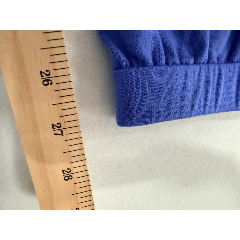 Eileen Fisher Joggers XXS Blue Cozy Brushed Terry Hug Minimalist Retail $178 - Picture 5 of 9